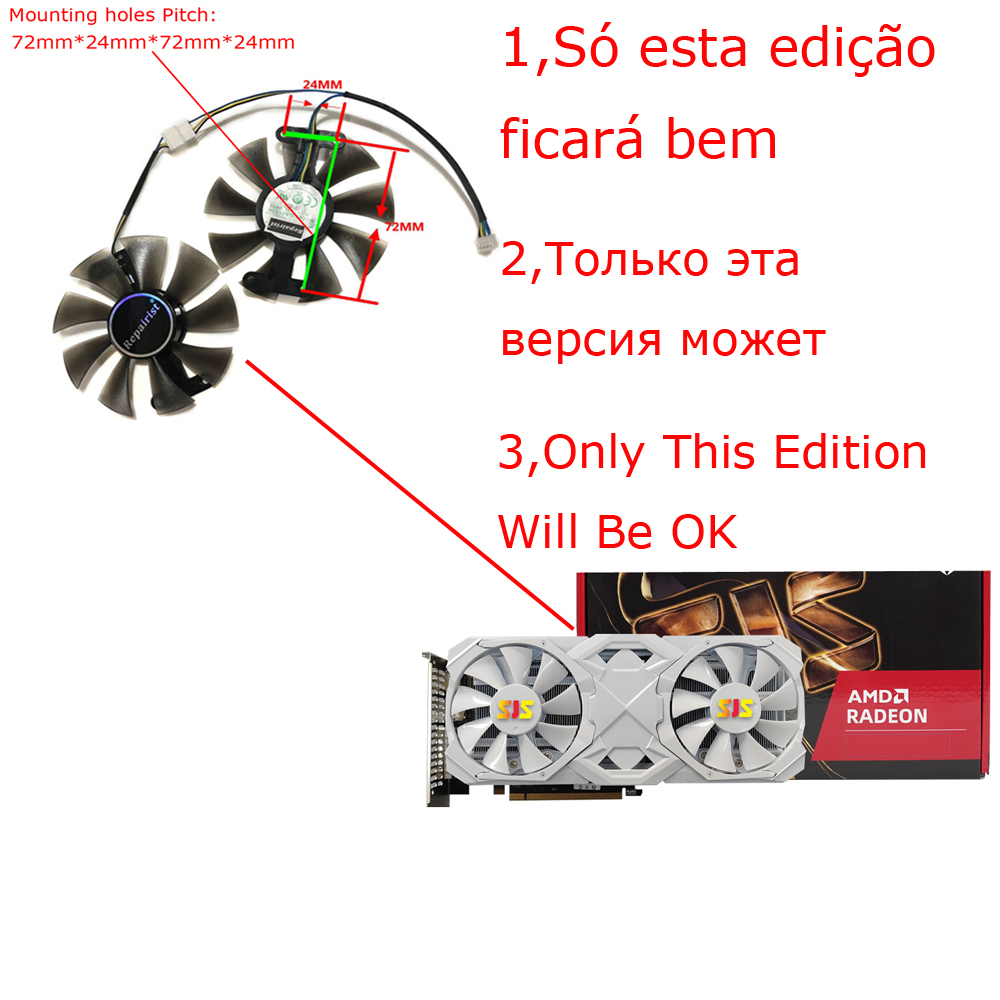 2Pcs/Set,FL8015 12VB,Graphics  - Rx 580 8Gb 2048Sp Gpu recension och pris