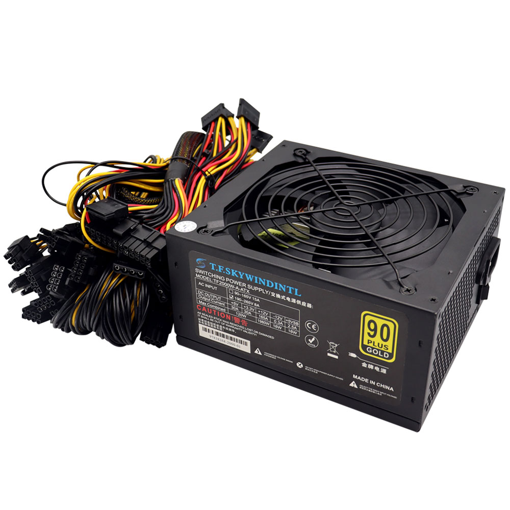 T.F.SKYWINDINL 2000W ATX PC Po - 2000W Atx Mining Power Supply recension och pris