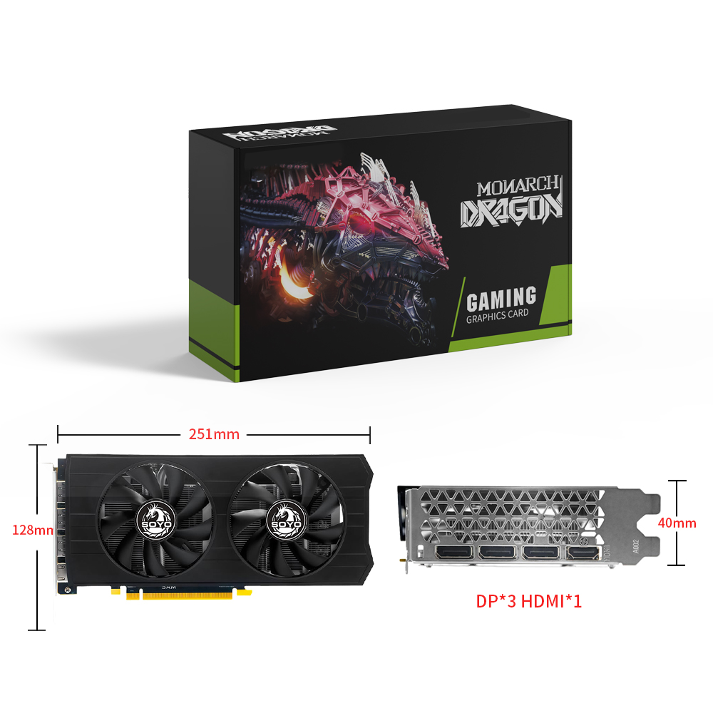 SOYO AMD Radeon RX580 8GB Grap - Rx 580 8Gb 2048Sp Gpu recension och pris